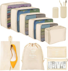 set of 11 / beige